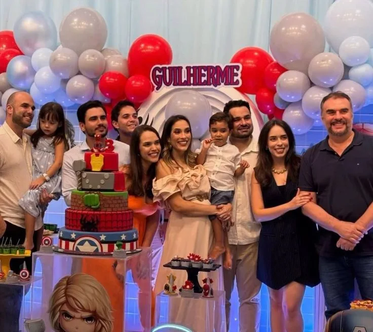 Cláudio Ary comemora os três aninhos do neto Guilherme
