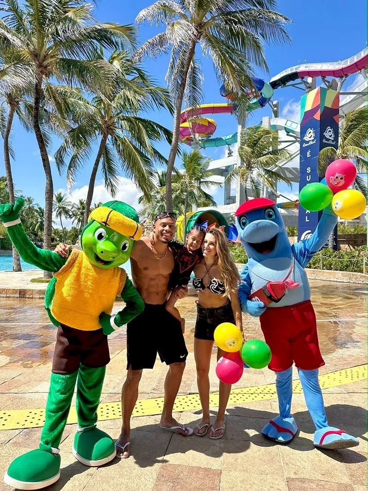 Velocista Paulo André celebra em dose dupla no Beach Park: seu aniversário e do filho