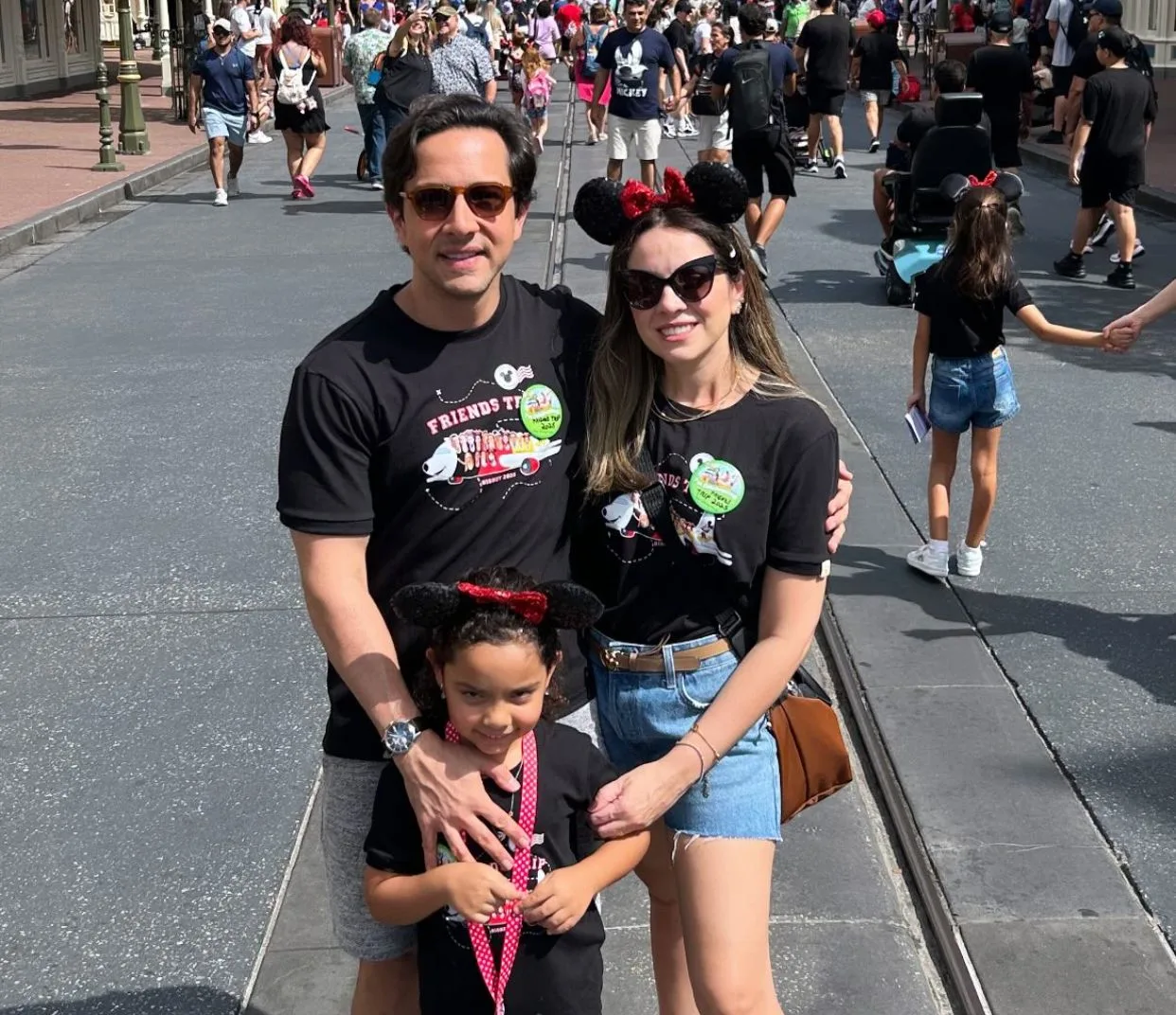 Lina Ponte e Diego Kaur vivem a magia Disney