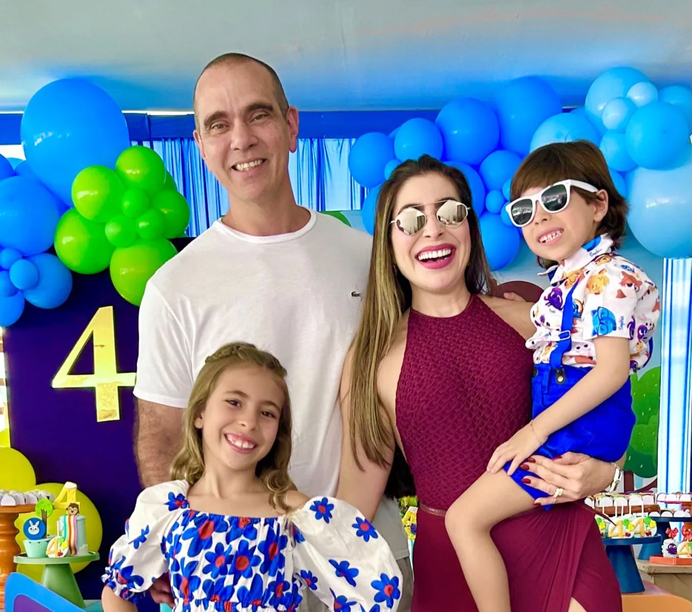 Nicole de França e Igor Filho festejam, com muita diversão, os quatro anos do Igor Filho