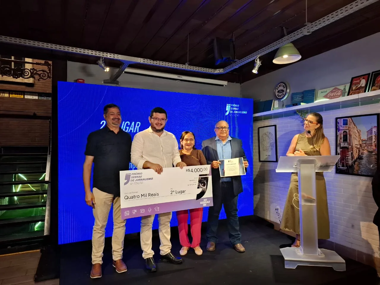 Jovem Pan News Fortaleza é premiada no Prêmio Sebrae de Jornalismo 2025