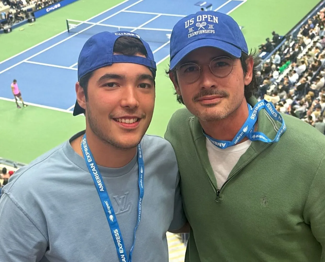 Ivens Neto e Luca Dias Branco registram momentos no US Open de tênis em New York