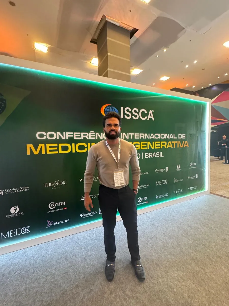 Lucas Teixeira participa da Conferência Internacional de Medicina Regenerativa 2025