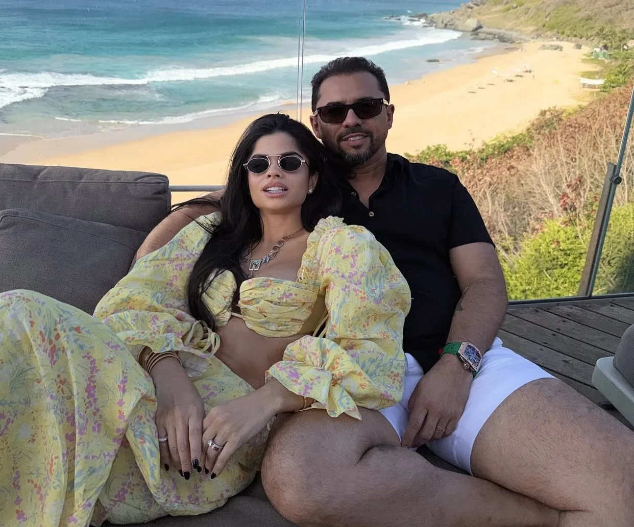 Isabele Temóteo e Xand Avião curtem dias em Fernando de Noronha