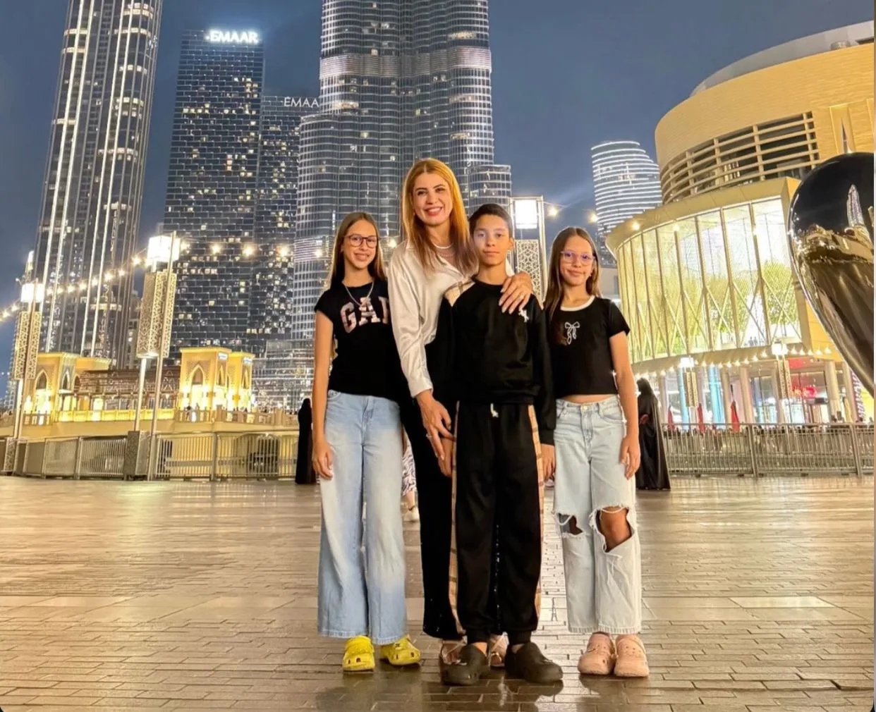 Natália Varela curte os encantos de Dubai com os filhos