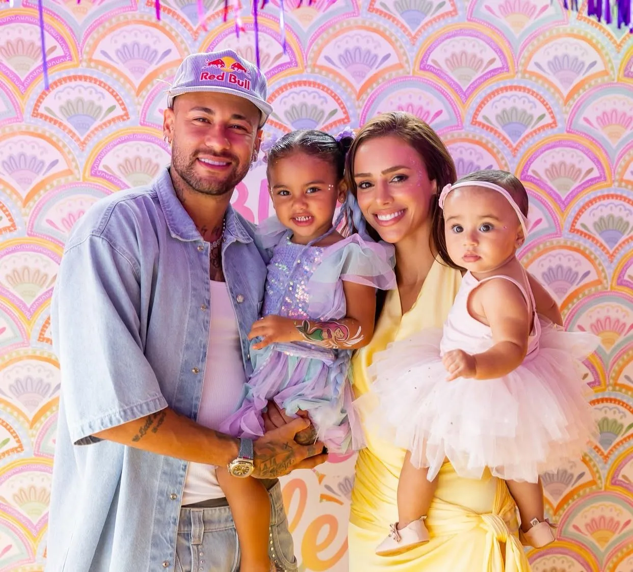 Bruna Biancardi reúne herdeiras de Neymar em animado bloquinho