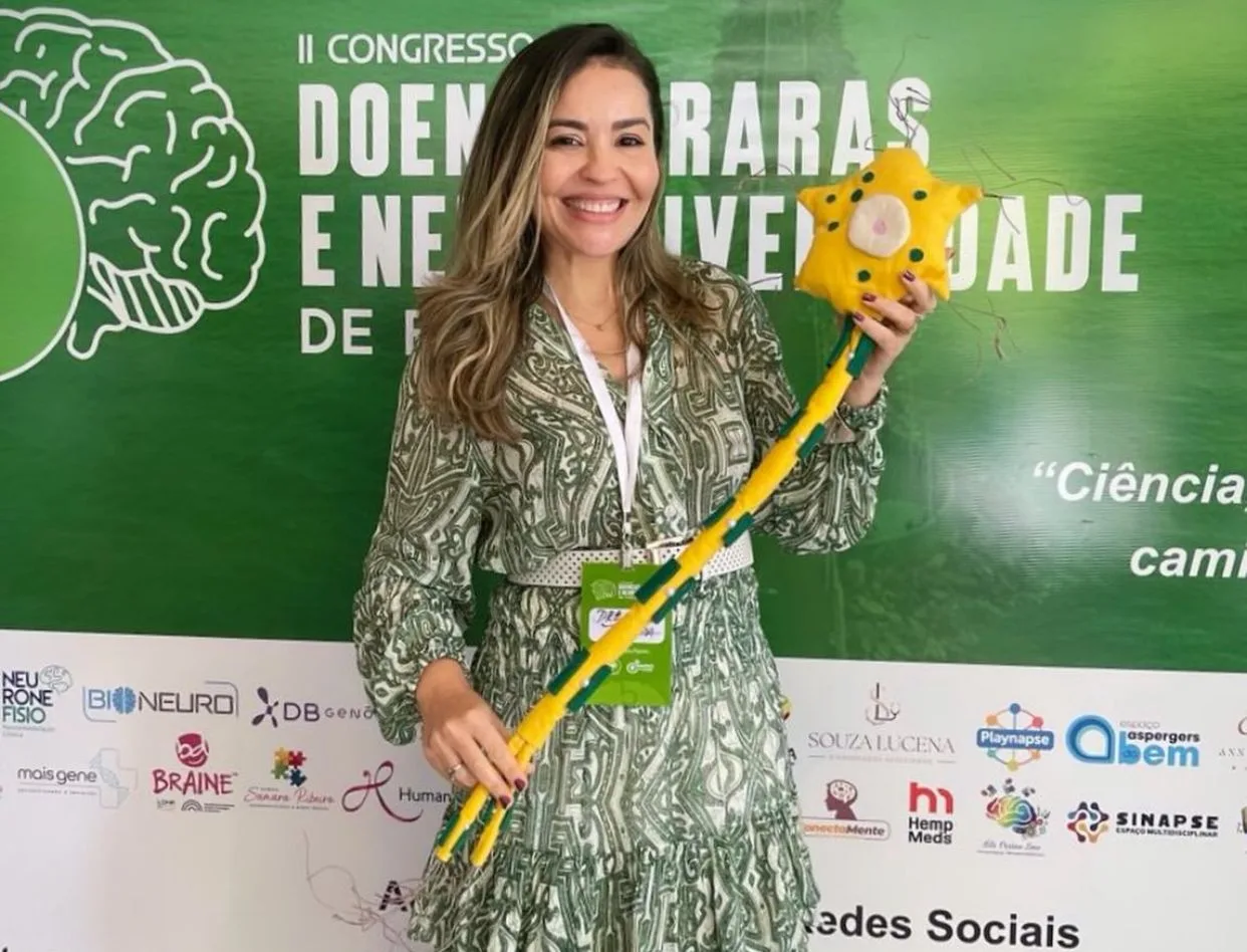 Tâmara Menezes participa do II Congresso de Doenças Raras e Neurodivergentes de Fortaleza