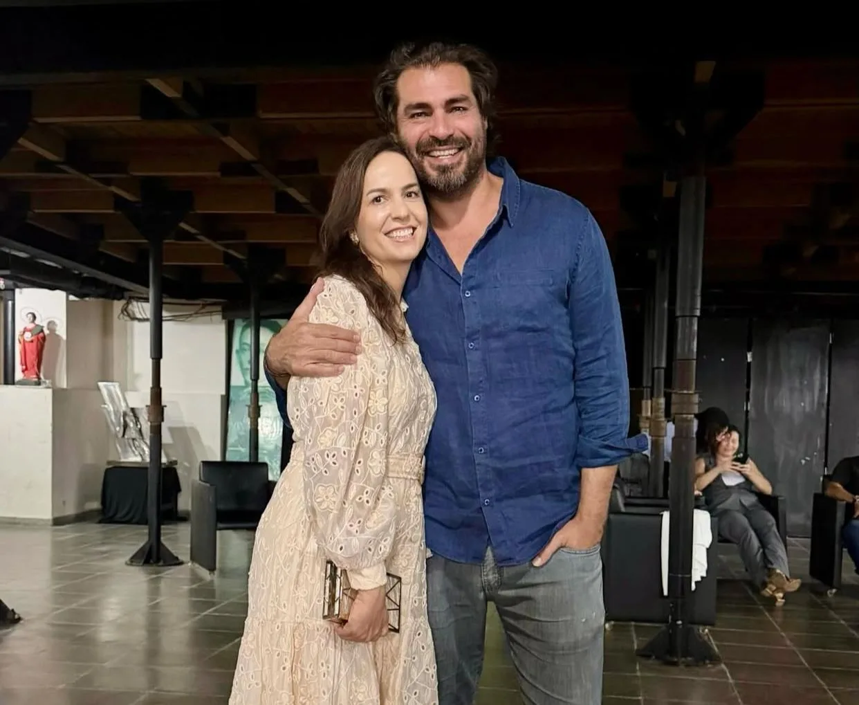Lia de Freitas recebe Tiago Lacerda em noite de cultura e emoção em Fortaleza