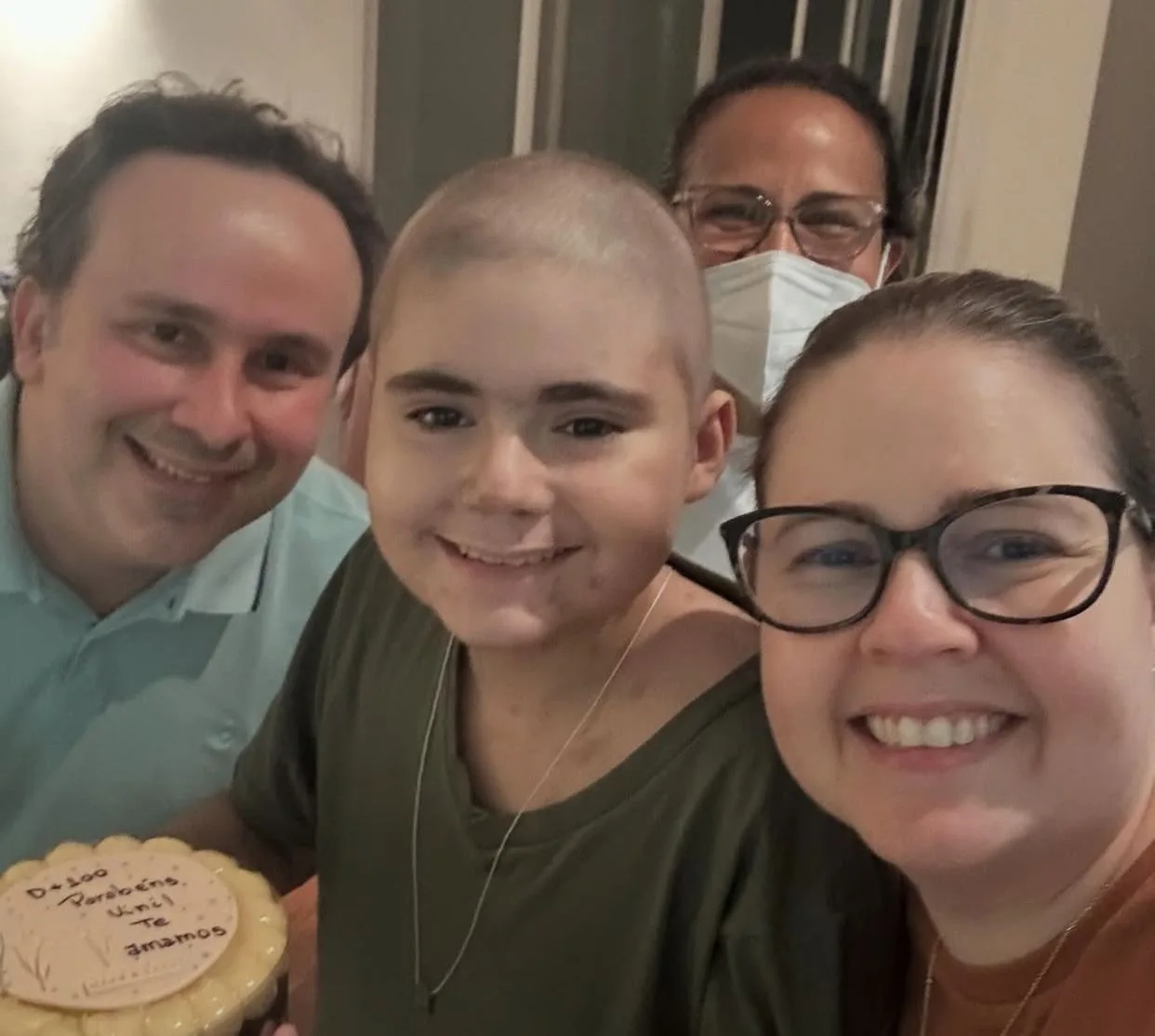 Rachel Barbosa e Charlys celebram marco emocionante na recuperação de Vini após transplante