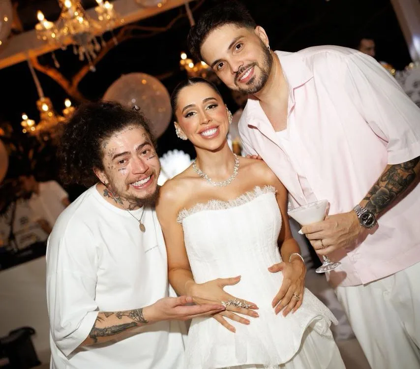 Carol Meireles e João Neto revelam primeira filha em prestigiada celebração