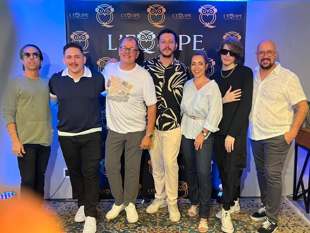 Gilvan Magno apresenta agência L'Équipe para convidados em evento exclusivo