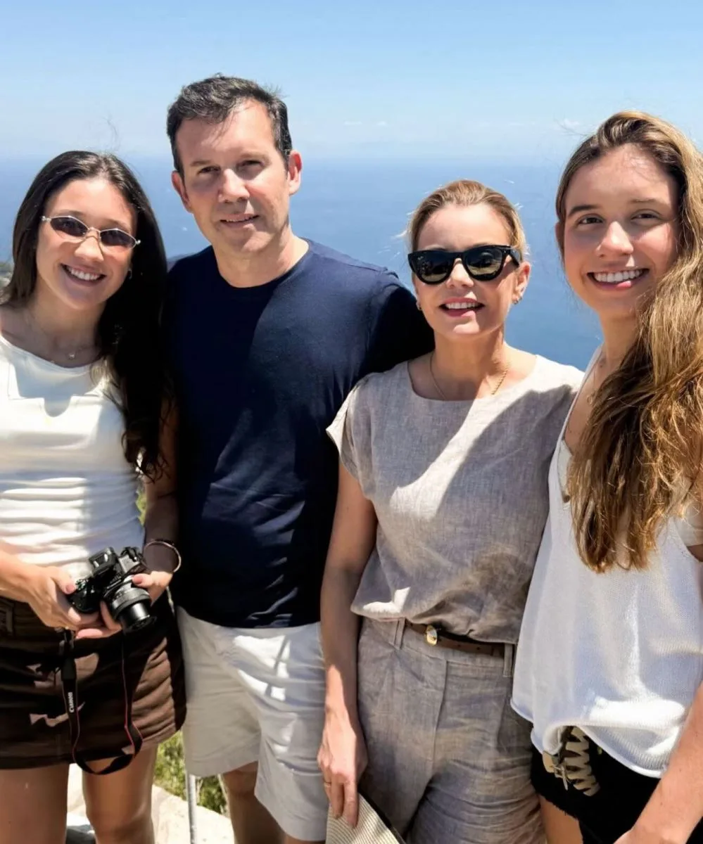 Vanessa Mombach e Daniel Freire em uma inesquecível family trip