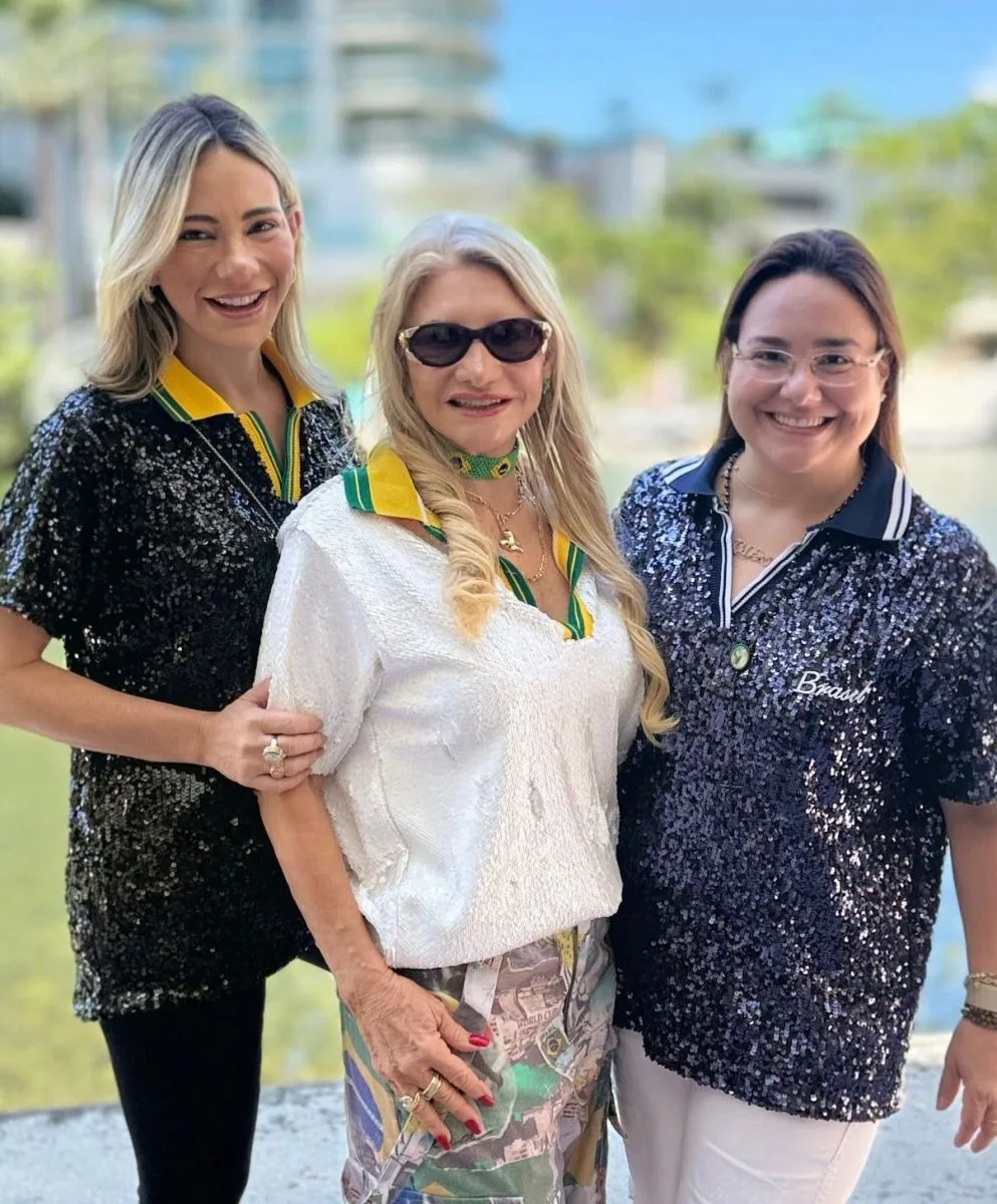 Gaída Dias celebra vitória do Brasil ao lado da família em Miami