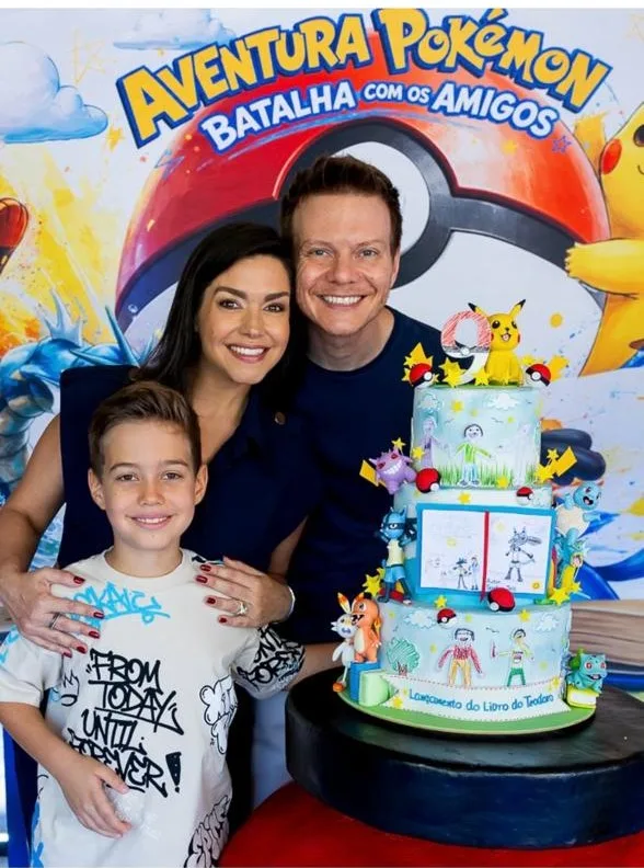 Filho de Thais Fersoza e Michel Teló comemora 9 anos com festa temática