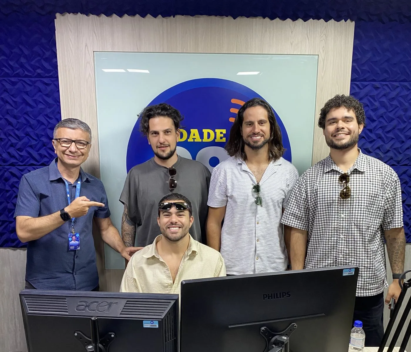 Banda Lagum concede entrevista exclusiva na Cidade 99.1 FM