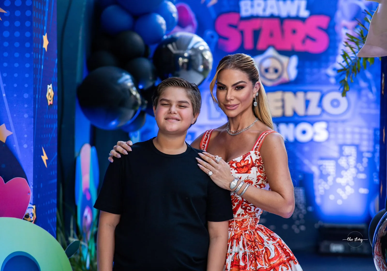 Jamile Lima festeja os 12 anos de Lorenzo com tema Brawl Stars