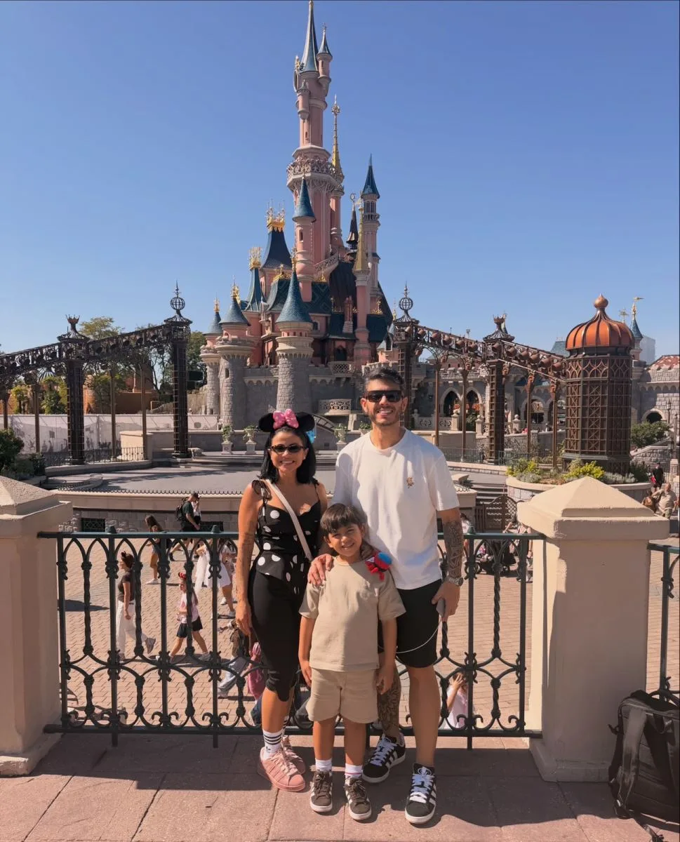 Thais Sombra curte eurotrip com a família