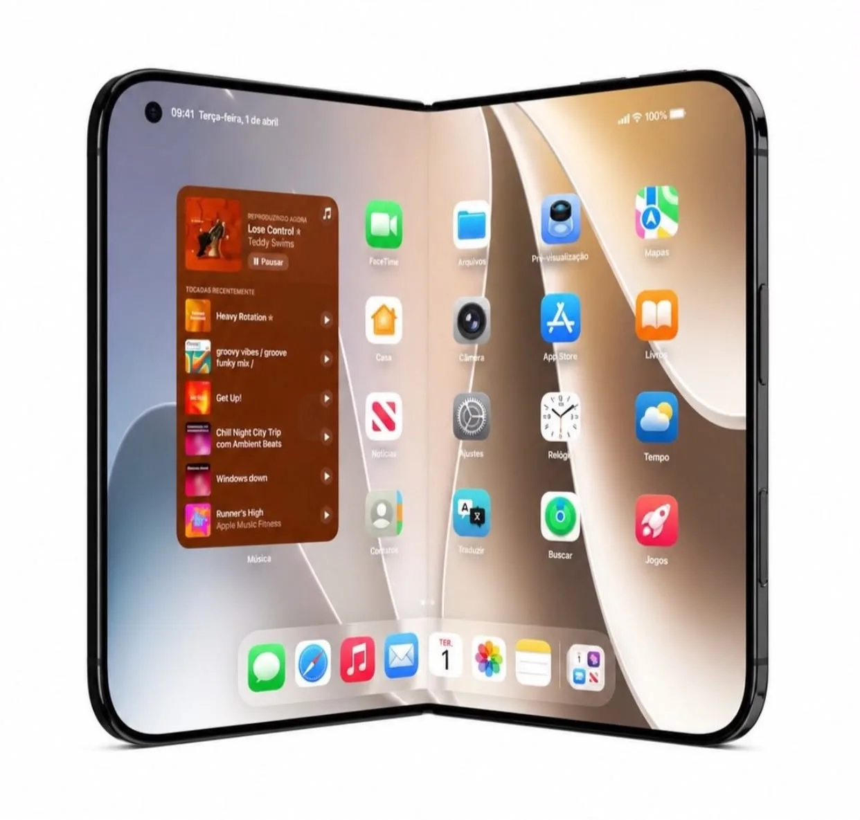 Apple surpreende com seu primeiro Iphone dobrável