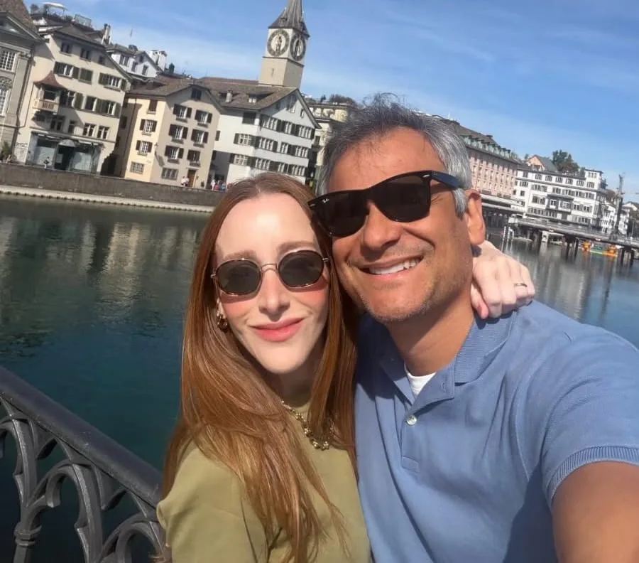 Mariah Fujita e Sabino Neto renovam o amor na Suíça