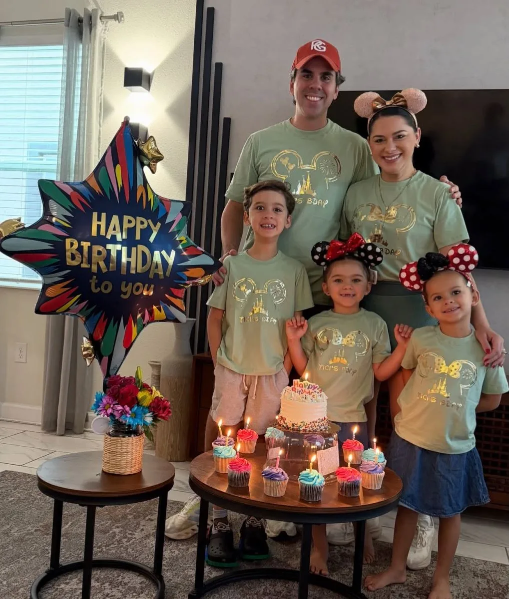 Orlando é palco do b-day de Ticiana Lima em família