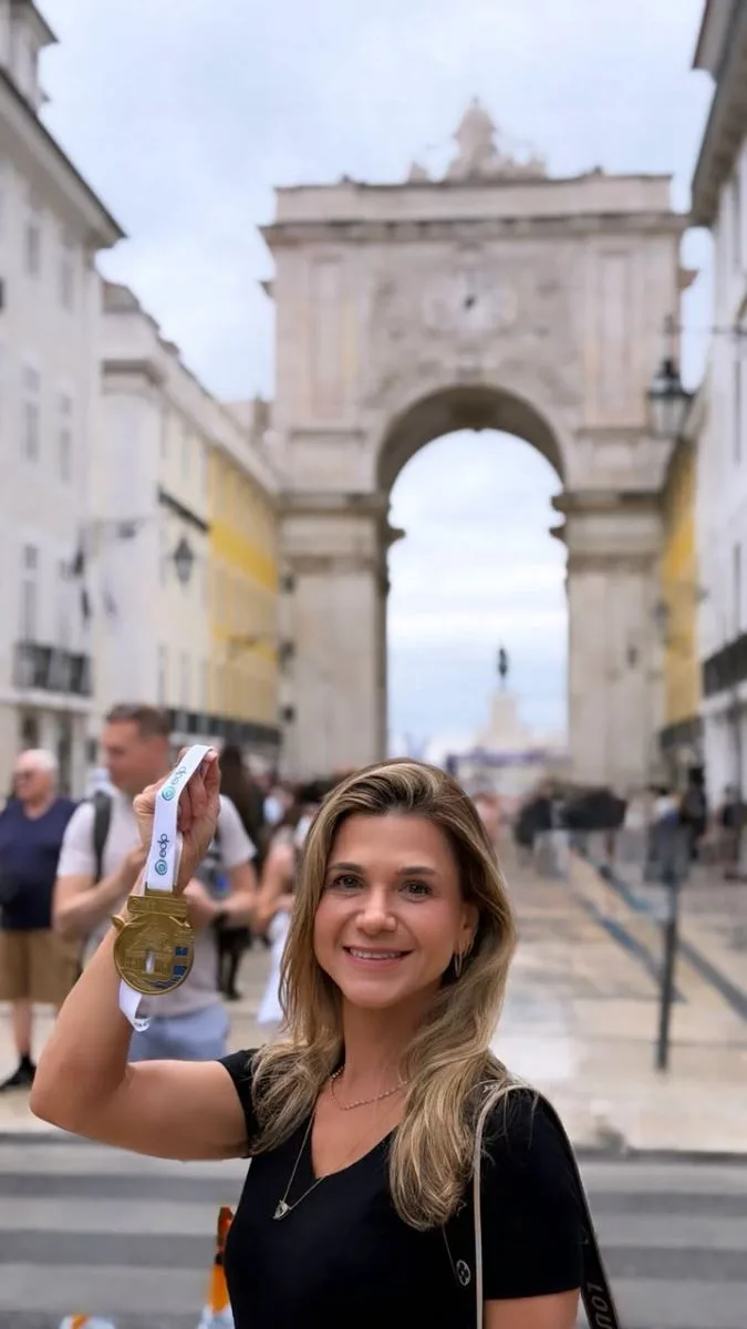 Aline Vasques estreia na Maratona de Lisboa e celebra conquista