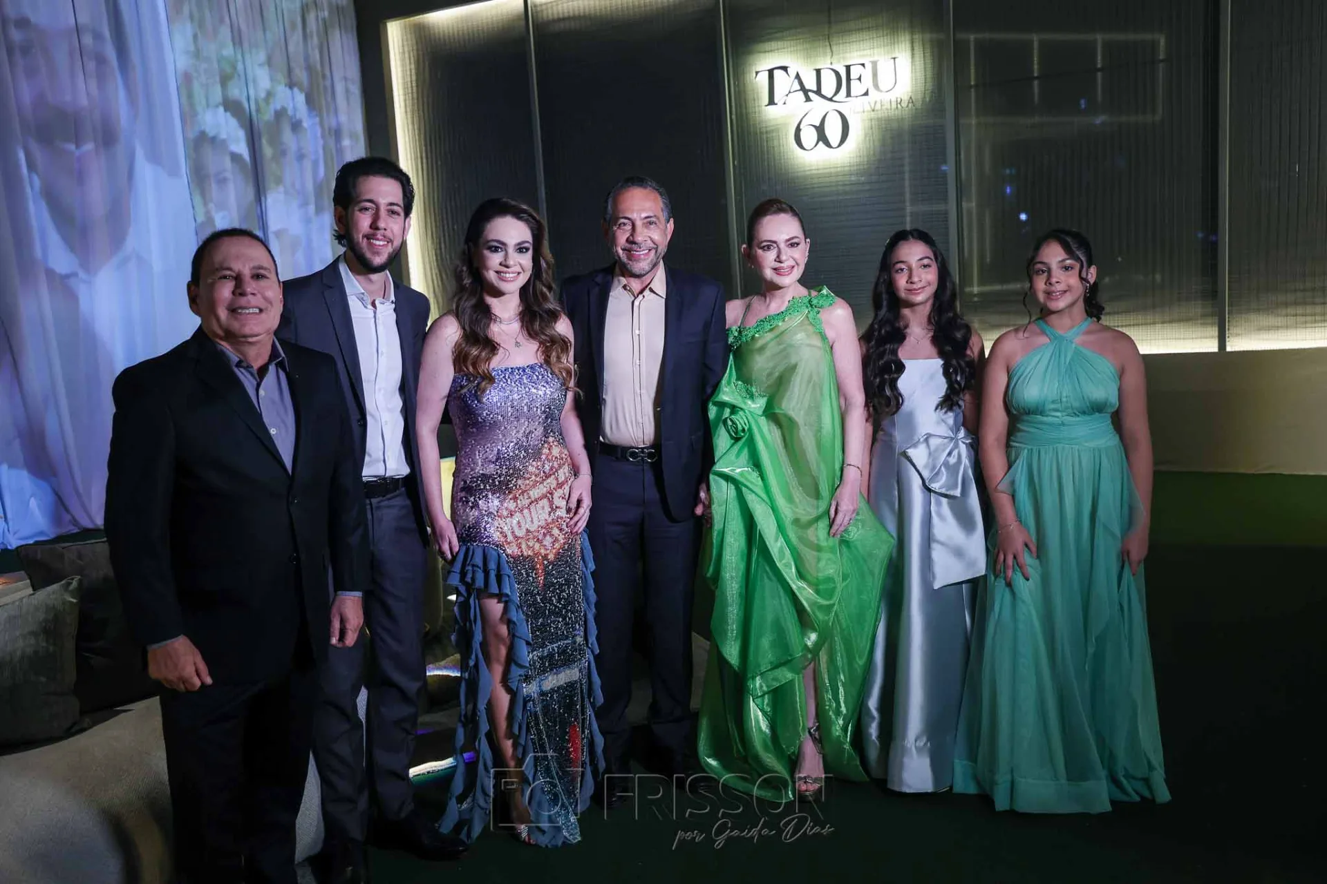 Mafrense Souza, Daniel Castelo, Larissa, Tadeu, Rosângela, Maria Teresa e Manuella Oliveira