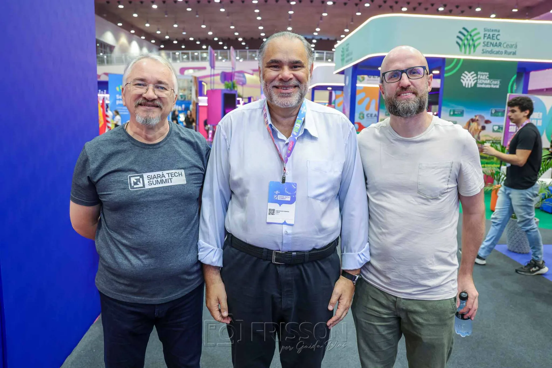 Carlos Viana, Edson Ferreira e Luciano Lazeri