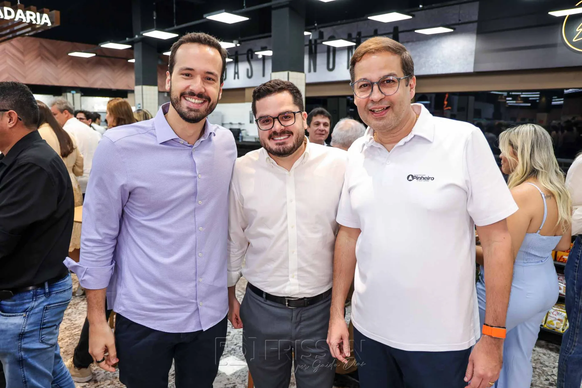 Andre Aguiar, Thiago Borges e Alexandre Pinheiro