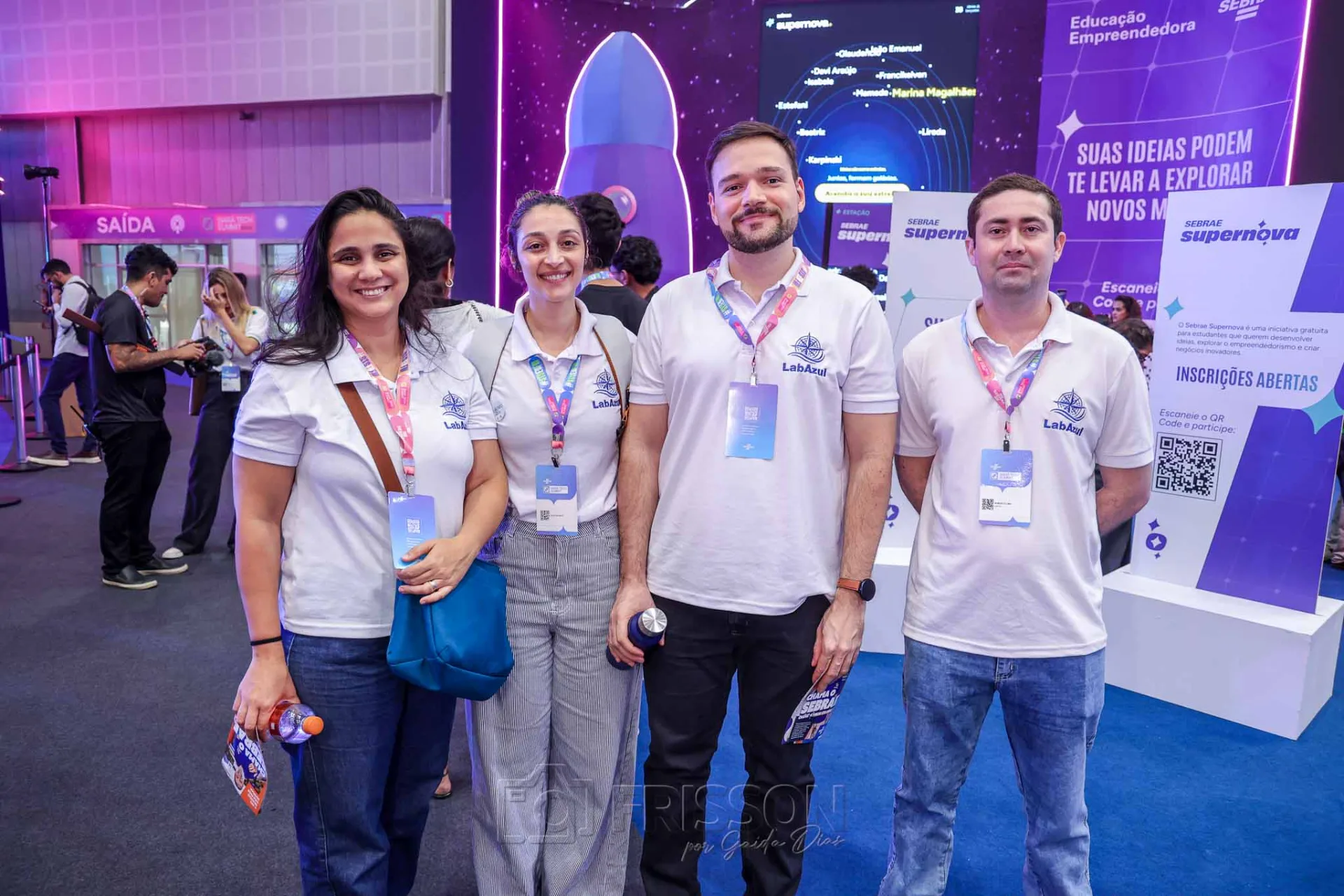 Ana Luzia Araujo, Thais Helena Duarte, Adolfo Barreto e Roberto Lima
