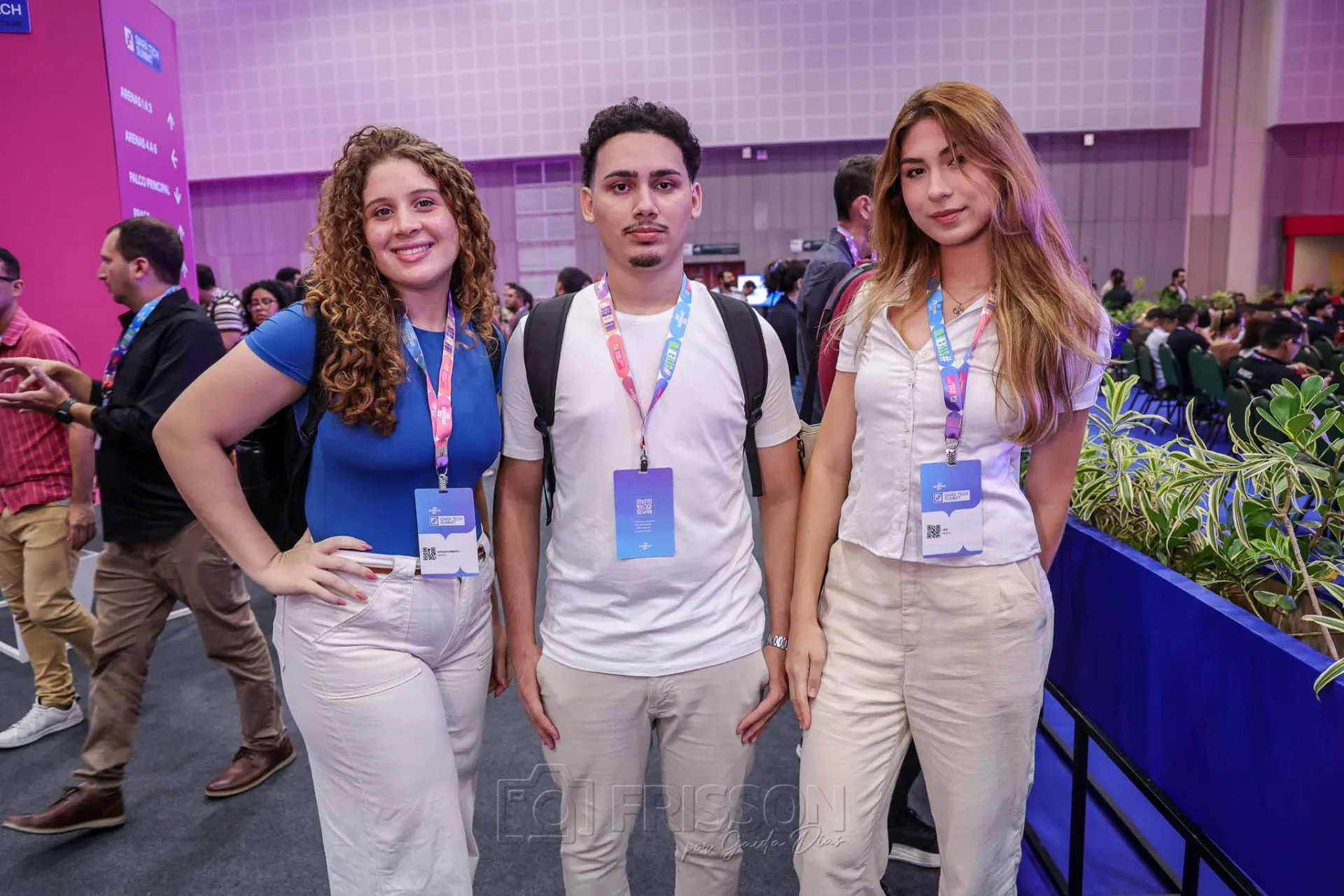 Ariane Pimenta, Davi Paz e Lais de Sousa