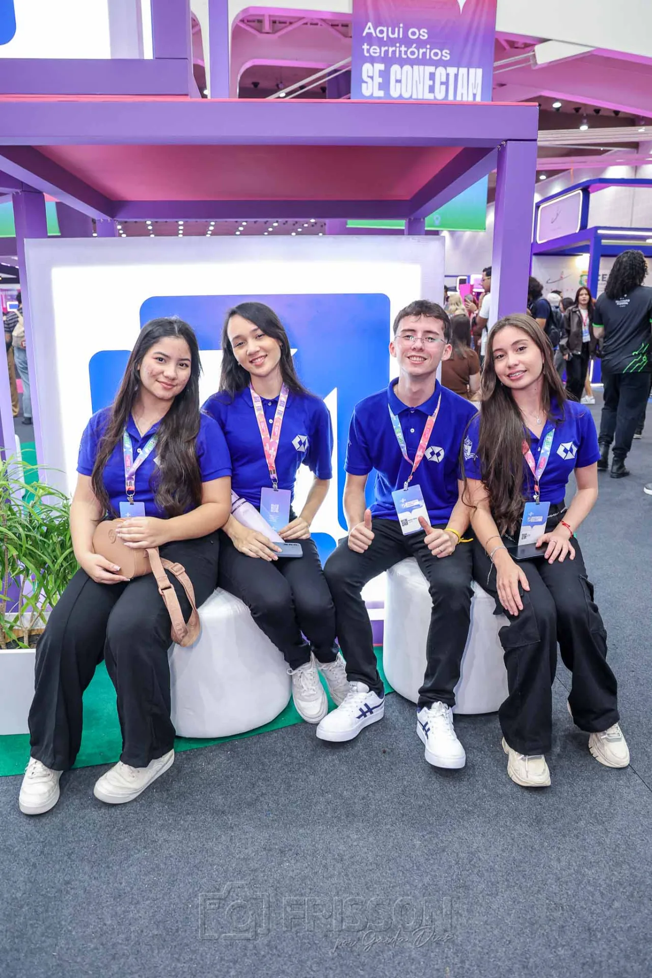Hellem Ribeiro, Maria Alice da Silva, Mikael Veras e Rophia Torquato