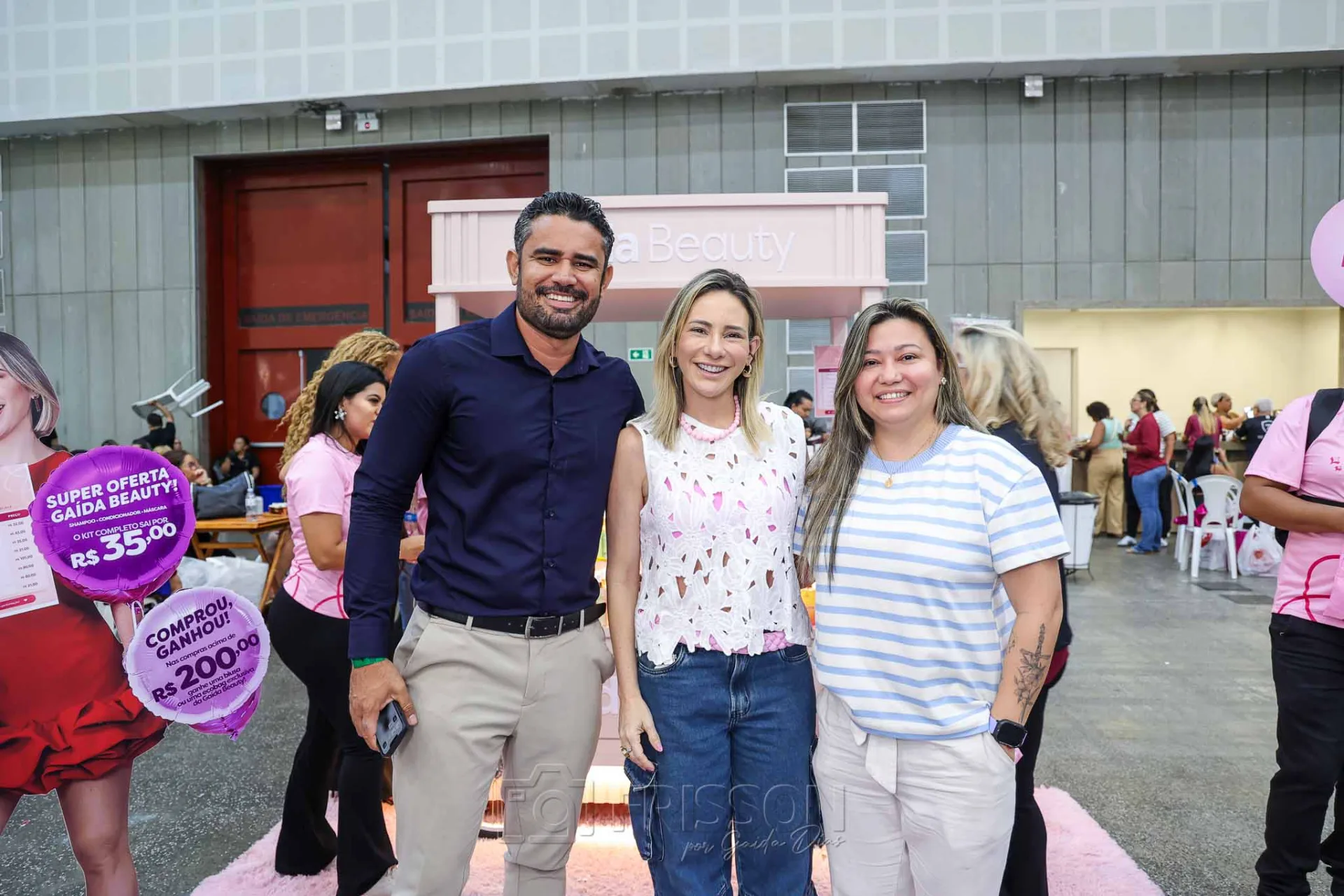 Antonio Teixeira, Gaida Dias e Bruna Cavalcante