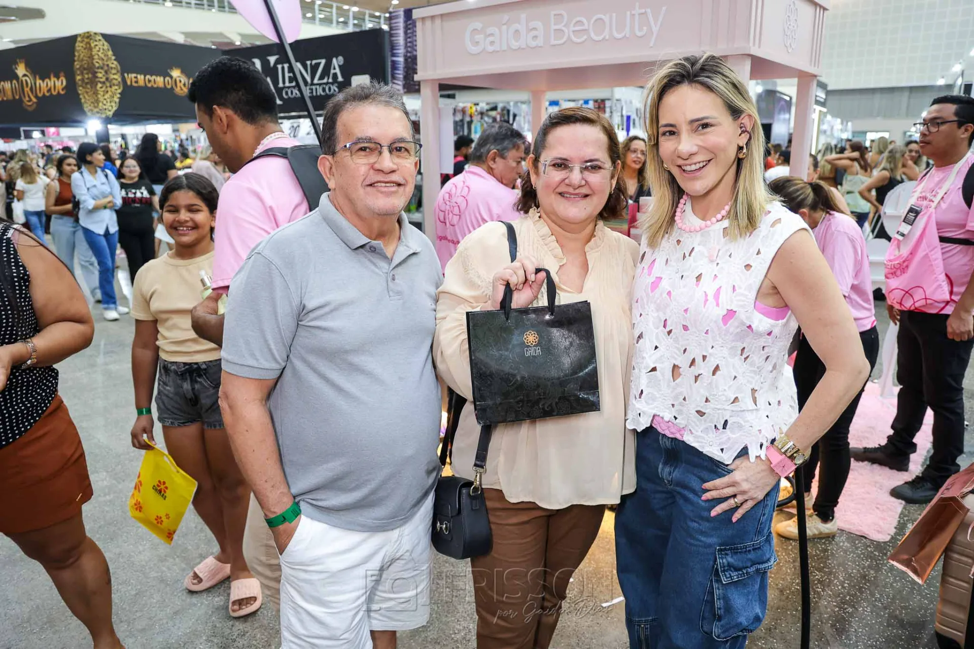 Cesar Sousa, Clea Paiva e Gaida Dias