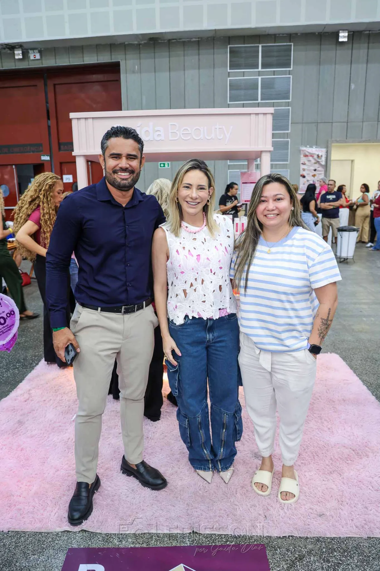 Antonio Teixeira, Gaída Dias e Bruna Cavalcante