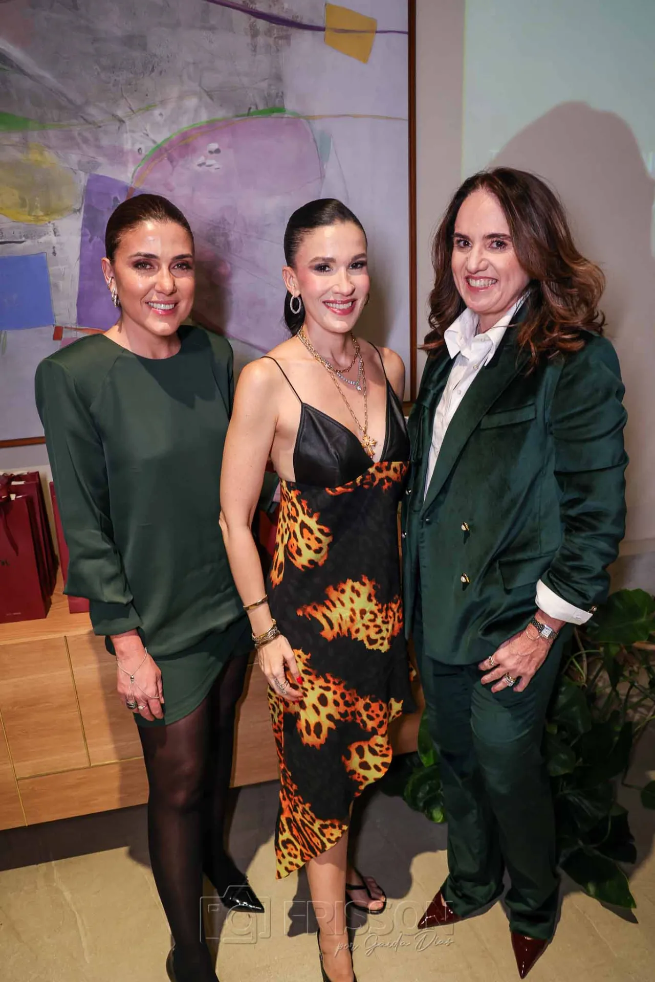 Dani Mattar, Giuliana Botelho e Chris Teleteiro