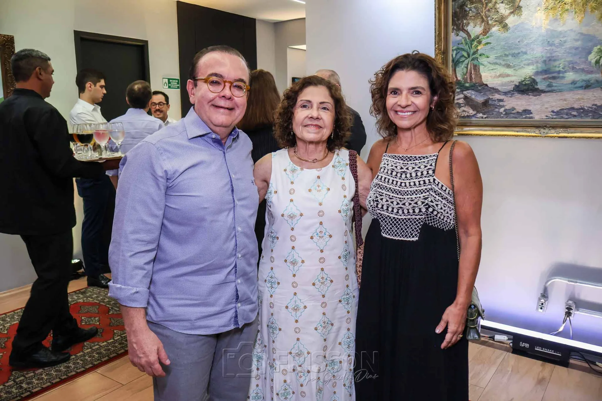 Alessandro Beuchior, Lucia Gurgel e Ines Nobrega