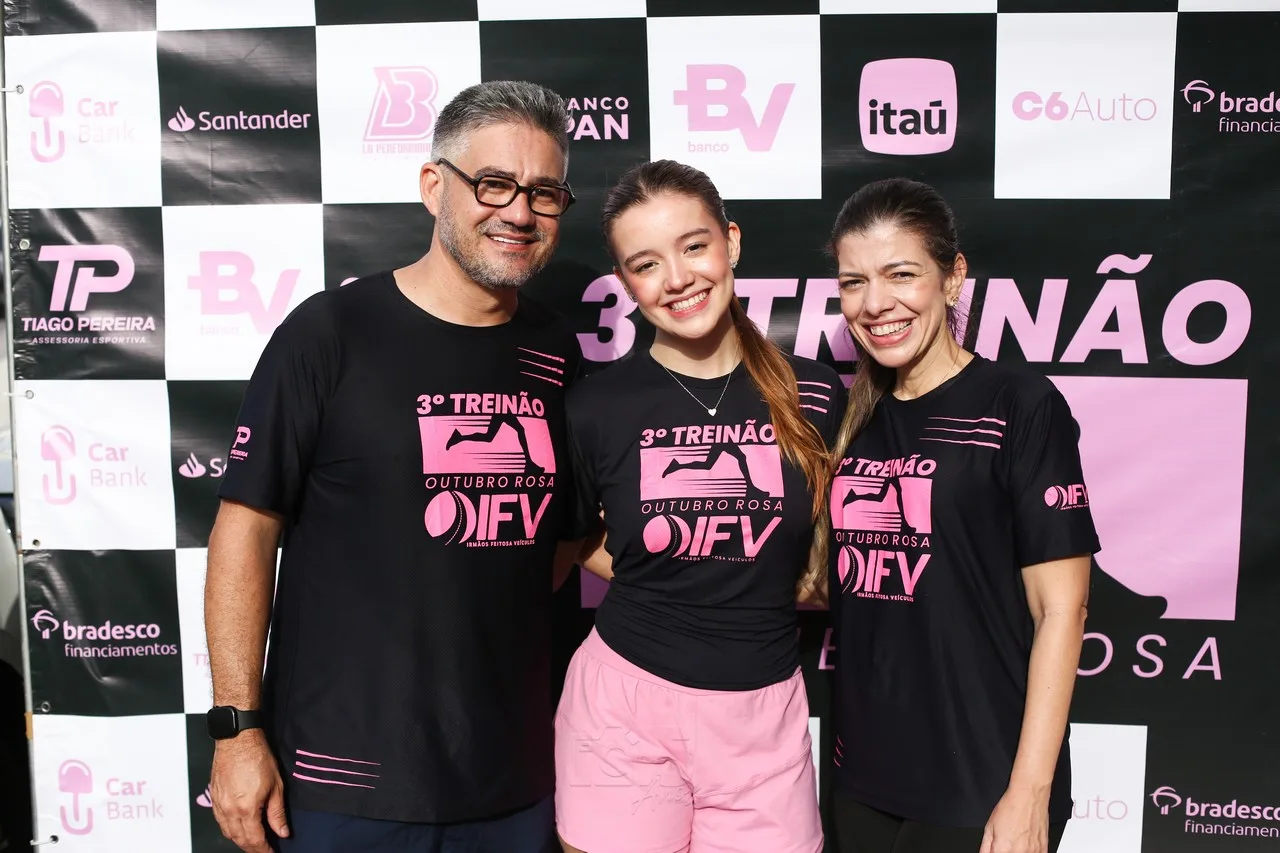Augusto Medeiros, Lívia e Luana Santiago