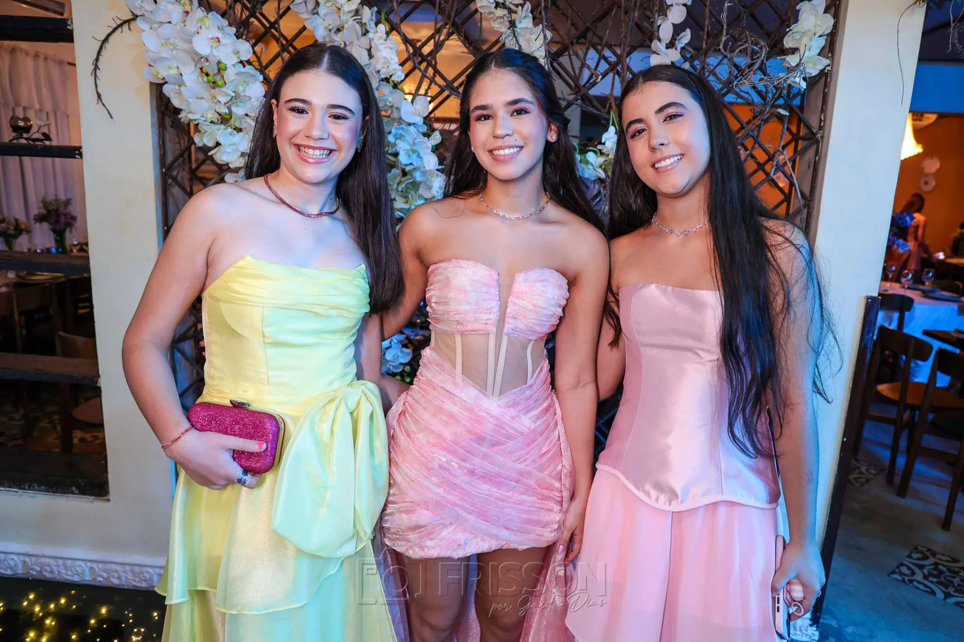 Amanda Rosa, Cecilia Firmino e Laura Barreira