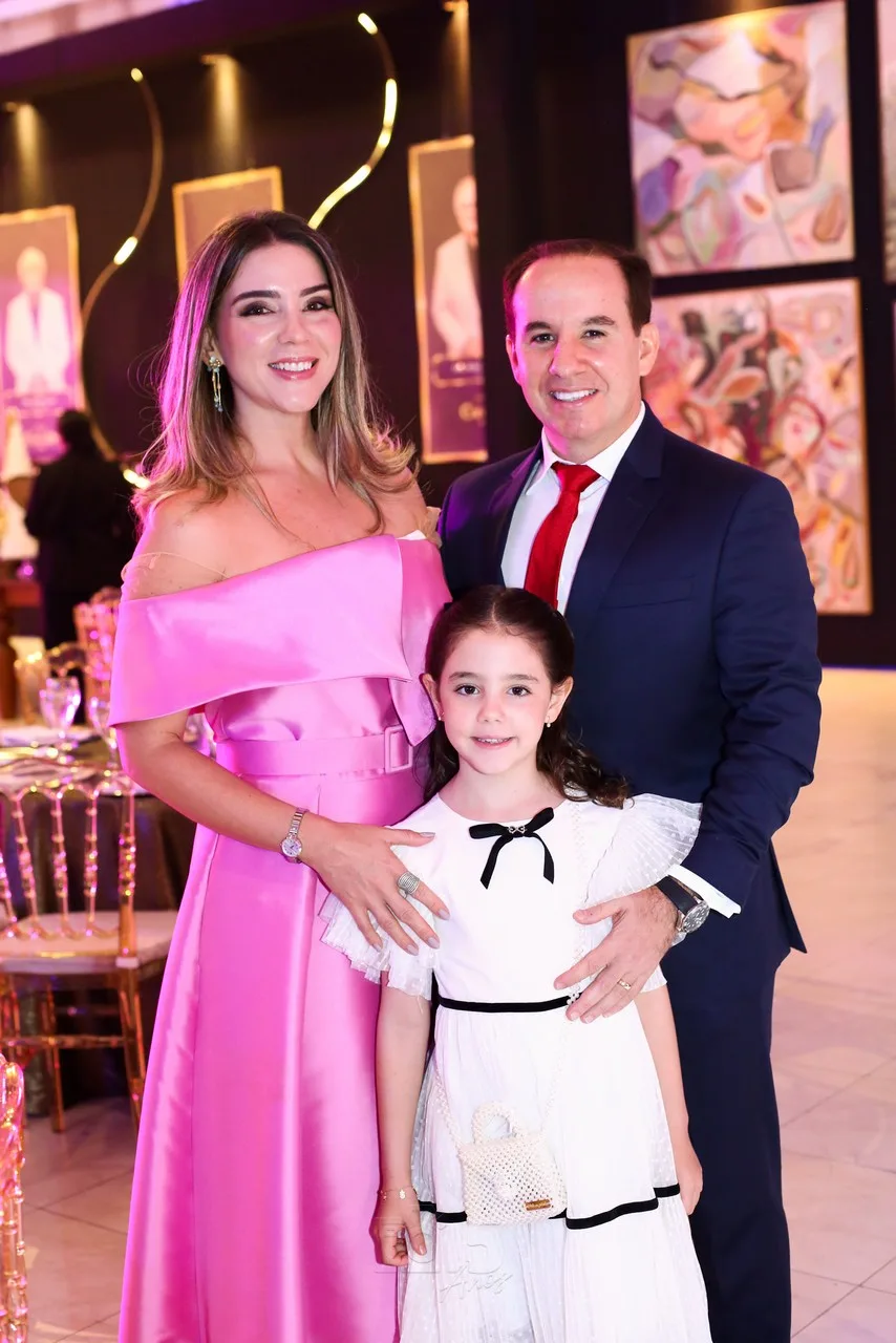 Beatriz, Juliana e Bruno Nogueira