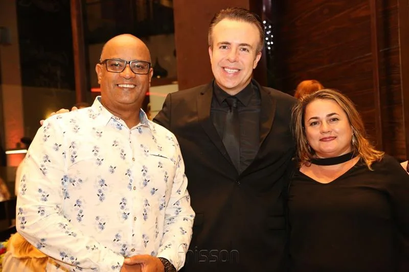 Alberto Berto, Marcio Paulino e Fabiana Nobre
