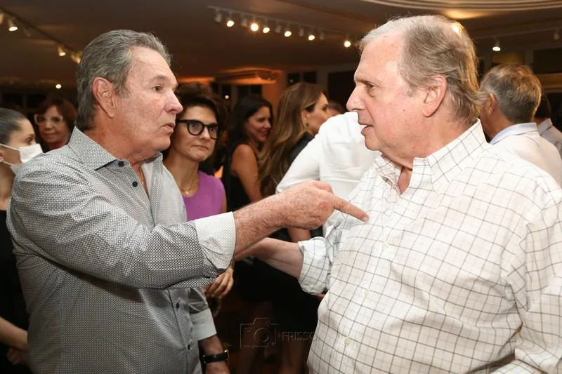 Cláudio Rocha e Tasso Jereissati