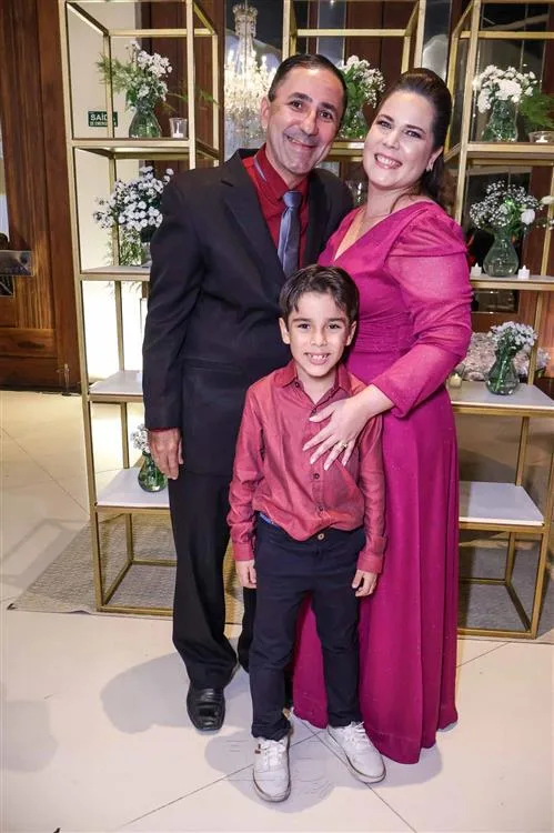 Alberto, Erick e Erika Carvalho