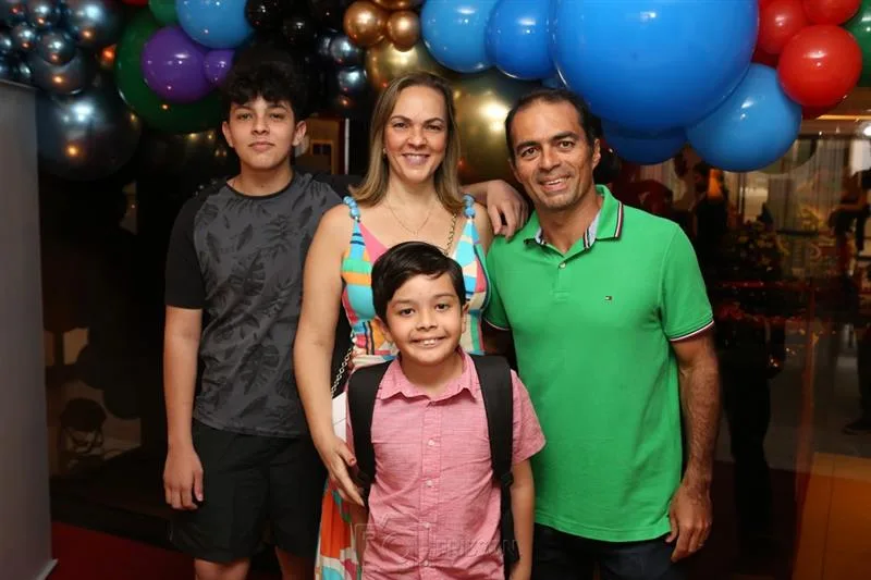Abeu, Cláudia, Rodrigo e Gabriel Camurça