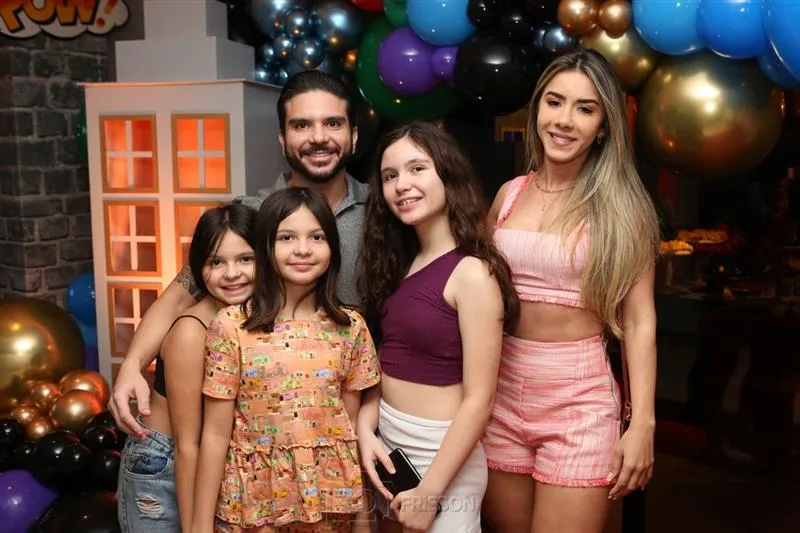 Ana Sofia, Ana Júlia, Ana Letícia, Konrad Mota e Sara Moura