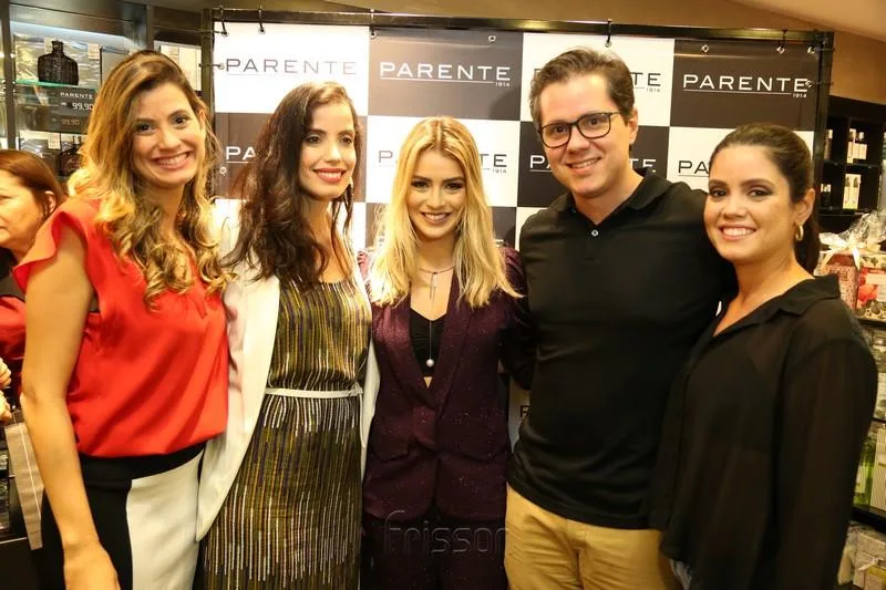 Gina Parente, Milla Parente, Mariana Saad, Livio e Lanna Parente