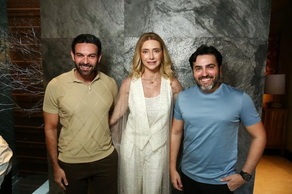 Clóvis Holanda, Joana Nicoletti e Fernando Targino