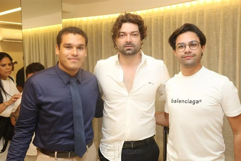 Felipe Torres, Rodrigo Laureano e João Luis Rodrigues