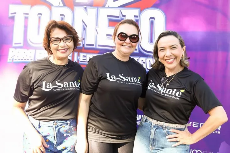 Fabíola Soares, Neusa Veloso e Renata Lucas