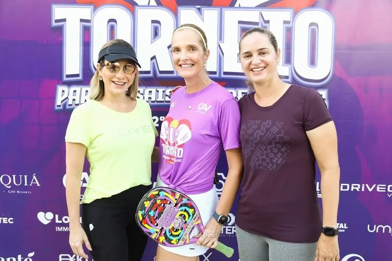 Gaída Dias, Malu Miranda e Laura Mota