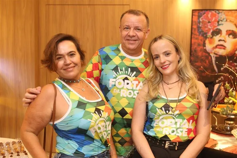 Ariadina Feitosa, Cláudio Rebouças e Daniele Castelo Branco